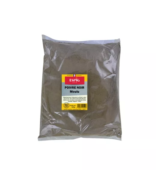 Poivre Noir Moulu - 1KG - Espig